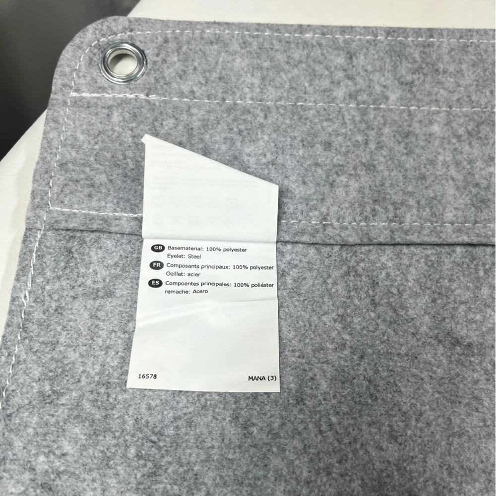 Ikea Knallbage Grey Felt Organizer